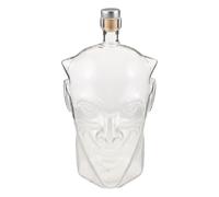 TOMETURE Decantador de Halloween: Decantador de licor con forma de payaso - Jarra de whisky para fiestas temáticas de Halloween - Regalo del Día del Padre para papá y esposo