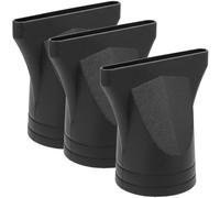 TOMETURE Difusor Secador de Plástico Negro 3piezas, Boquilla para Secar el Cabello, Herramienta de Peluquería para Salón de Estilismo, Deja el Cabello Radiante y Brillante