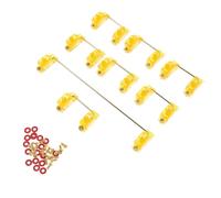 TOMETURE Eje Satélite Dorado para Teclado Mecánico, Accesorio DIY Compacto, Montaje Estable, Compatible Teclados Gaming, Color Naranja, Suministro Profesional para Usuarios de Informática