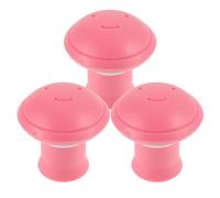 TOMETURE Ejercitador de Mandíbula y Tonificador Facial para Reafirmar la Piel y Tensar la Papada de Silicona Rosa, 3 Piezas Adecuado para Belleza Facial y Cuello