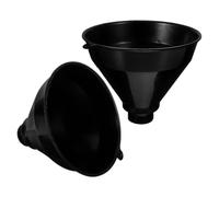 TOMETURE Embudos Pack de 2 Piezas de Plástico Reutilizable Multipropósito, Resistentes a Químicos para Trasvase de Líquidos y Polvos para Uso Automotriz y Cocina