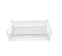 TOMETURE Escurridor y Previene Deformaciones Fácil de Usar de Acero Inoxidable y Pp Bandeja de Drenaje de Cocina Adecuado para Utensilios y Vajilla en Cocinas Modernas