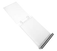 TOMETURE Expositor de Acrílico Transparente para Menús 6 Páginas Verticales, Soporte Desmontable Adecuado para Reuniones y Escritorios, Porta Letreros Versátil y Funcional