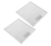 TOMETURE Filtros Campana Mepamsa de Aluminio para Campana Extractora, 2 Piezas Ligeras y Compatibles para Ventilación en Cocina Doméstica