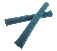 TOMETURE Funda para Reposamanos de Silla de Oficina en Poliéster Verde, Resistente al Agua y Fácil Mantenimiento, con Cremallera, Adecuado para Uso en Casa y Oficina, 1 Par