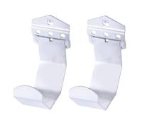 TOMETURE Ganchos Multifunción Dobles de Acero para Almacenamiento y Organización en Pared, Resistentes al Óxido, Diseño Moderno, 2 Piezas para Logística y Almacenamiento