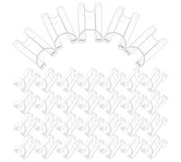 TOMETURE Ganchos para perchas de ropa en ABS con diseño en forma de S, 60 unidades, de espacio para armarios y tiendas de ropa