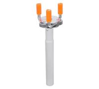 TOMETURE Herramienta de Desmontaje para Detectores de Humo y Gas, 2 Piezas con Cabezal de Garra y Varilla Corta de Aleación de Aluminio, Fácil de Usar para Instalación y Extracción Segura