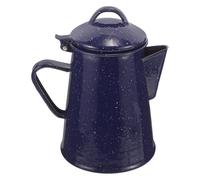TOMETURE hervidor de café con leche, hervidor de café con asa, olla de agua esmaltada, 1.2L, fácil de verter, mango humanizado, para hogar y restaurante