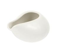 TOMETURE Jarra Redonda Salsa Claro Asa sin Diseño de Cerámica de de Color Original Forma Fácil de Limpiar y Conveniente Verter Tarde y para Hogar y Té