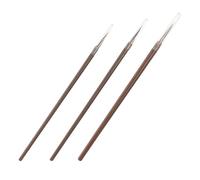 TOMETURE Juego de 3 Pinceles de Caligrafía China de Bambú, Fácil de Usar Poca Tinta, Ideales para Dibujo y Pintura Tradicional