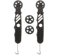TOMETURE Kit de 2 Herramientas Rodillo de Pantalla y Gancho Resistente, Portátil para Montaje y Reemplazo de Mosquiteras en Ventanas y Puertas