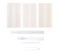TOMETURE Lace Cinta Invisible para Párpados Pegatina para Párpados Negro Adhesivo Pvc Autoadhesiva Invisible al Usar y Maquillaje de Ojos