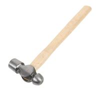 TOMETURE Martillo de Carpintero de Cabeza Redonda Mango de Madera Ergonómico, Aleación Resistente, Multifuncional para Producción DIY y Suministros para Carpintería