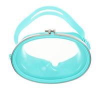TOMETURE Máscara de Buceo Ovalada de Silicona - Gafas de Buceo - Máscara de Pesca submarina - Gafas de natación y con Cristal Templado para Adultos (Azul )