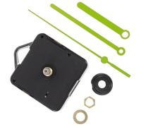 TOMETURE Mecanismo Reloj Cuarzo Silencioso con Kit Manecillas Verdes para Reparación DIY Adecuado para Reloj Pared sin Batería