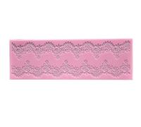 TOMETURE Molde de Silicona para Fondant con Diseño de Rosa Creativa Molde Floral de Encaje para Repostería Casera Antiadherente y Fácil de Desmoldar Color Aleatorio para