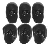 TOMETURE Orejeras de tinte para el cabello impermeables 6pcs cubre oídos suaves para tratamientos capilares y uso en casa
