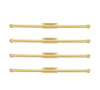 TOMETURE Organizador de joyas colgante de 4 piezas - Soporte de pared para exhibir joyas, pulseras, collares y gafas de sol - Soporte multifuncional para collares (dorado)