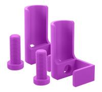 TOMETURE Organizador de Lienzos de Arte 2 Abrazaderas de Plástico Púrpura para Pintar, Soporte para Lienzos de Diamante, Previene Arrugas Adapta a Varios Tamaños