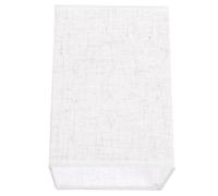 TOMETURE Pantalla Cuadrada para Lámpara de Mesa y Pie de Lino Natural Beige, Desmontable y Lavable, Cubierta Decorativa para Lámparas de Techo y Escritorio, Recambio Resistente para Uso