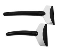 TOMETURE Raspador de Nieve para Coche Mango Largo Retirar Nieve, 2 Piezas de Acero Inoxidable y Plástico, Adecuado para Invierno y Parabrisas