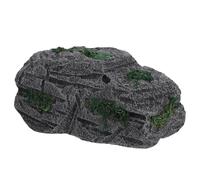 TOMETURE Roca Artificial de Espuma Gris para Decoración de Patio, Piedra Falsa para Jardín y Adornos de Boda, Piedra Decorativa Ligera y Resistente para Escenarios y Muros, 1 Pieza