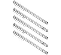 TOMETURE Set de 5 Punteros Telescópicos de Mano Retráctiles de Metal con Clip, Portátiles Alta Visibilidad para Enseñanza y Presentaciones en Aula
