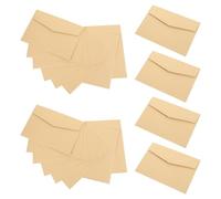 TOMETURE Sobres de Papel Kraft Sencillos 20 Piezas Fáciles de Usar y Sellar Estilo Clásico y Elegante para Tarjetas de Felicitación Ideales para Bodas y Save The Date