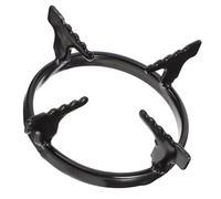 TOMETURE Soporte Diseño a Gas Negro de Quemador para de Hierro Café Especial y Superficie Lisa Portátiles para Cocinas Hornillos de Casa