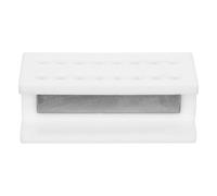 TOMETURE Soporte magnético para tubos de purificación de muestras - Soporte acrílico de 16 ranuras para tubos de microcentrífuga de 0,2 ml para aplicaciones de almacenamiento y purificación de