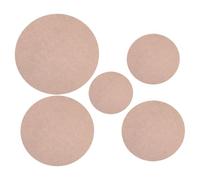 TOMETURE Tablero de Secado de Cerámica 5 Piezas en MDF para Esculpir y Moldear, Base para Torno de Alfarero y Manualidades Arcilla, Uso en Talleres de Cerámica