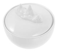 TOMETURE Tintero Chino Tintero para Escribir de Cerámica Blanco, Compacto y Bien Hecho, para Dibujar y Caligrafía, para Amantes Pintura Caligrafía, Estudiantes y Profesores, para Decorar