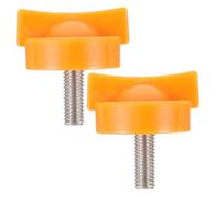 TOMETURE Tornillos de Fijación para Máquina Exprimidora de Naranja Eléctrica, 2 Piezas Naranja, Repuestos para Exprimidor de Jugo Manual en Uso Profesional