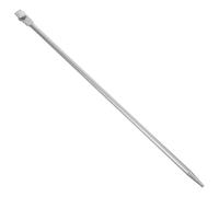 TOMETURE Varilla Metálica para Puesta a Tierra Cable de Conexión, Varilla Galvanizada de 12X500 MM para Cercas Eléctricas y Uso en Exteriores