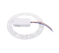 TOMETURE Ventilador de techo empotrable con luz LED - Reemplazo de panel de luz LED - Módulo de panel de iluminación circular para espacios domésticos y comerciales, 6,1 pulgadas, 18 W