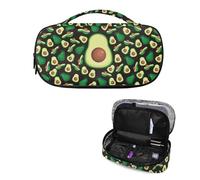 Tomeusey Bolsa térmica para diabéticos con aguacate, funda de viaje para enfriador de insulina, bolsa portátil para medicamentos para bolígrafos de insulina y suministros de monitor de glucosa en