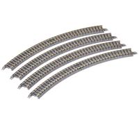 TOMIX 1855 N Gauge Fine Track Curved Rail C243-45 (F) 4 piezas accesorio de...