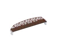 TOMIX 3221 Doble Vía Curvo Truss Bridge Red Rail N Gauge