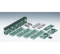 TOMIX N Gauge 3267 Single Track Truss Iron Bridge S280 (F) Dark Green Railway