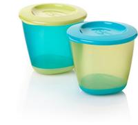 Tommee Tippee Explora 2 Contenedores Potitos Pop Up (verde ó Ro