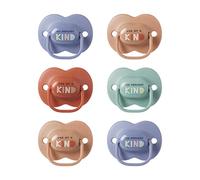 Tommee Tippee Anytime Chupete con Diseño Anatómico Simétrico, de Silicona y Sin BPA, 18-36 Meses, Set de 6