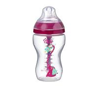 Tommee Tippee Biberón con Sistema Anti-cólicos Avanzado, 340 ml, Morado/Pip el Panda