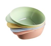 Tommee Tippee Easi Scoop Baby Feeding Bowls with Triangular Base and Ergonomic Handle, Stackable, Pack of 4