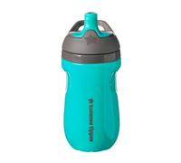 Tommee Tippee Botella de agua aislada Sportee para niños pequeños, 12 m Plus, 1 unidad, azul