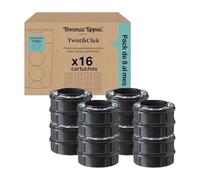 Tommee Tippee Recambio original para contenedor avanzado de pañales Twist and Click, paquete exclusivo de 16, fácil de cambiar y muy económico