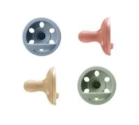 Chupete anatómico ligero de Tommee Tippee, diseño ligero de silicona de una sola pieza, tetina simétrica, 6-18, paquete de 4