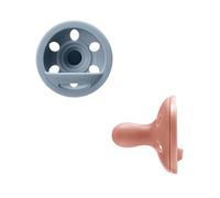 Tommee Tippee chupete anatómico ligero, 6-18m, paquete de 2, diseño ligero de silicona de una sola pieza, tetina simétrica