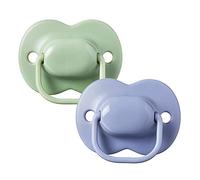 Tommee Tippee Chupete Cherry Latex de 18 a 36 meses, 2 unidades, con bolsa de látex 100 % natural