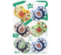 Tommee Tippee Chupete FUN Multicolor 6-18m 6 uds